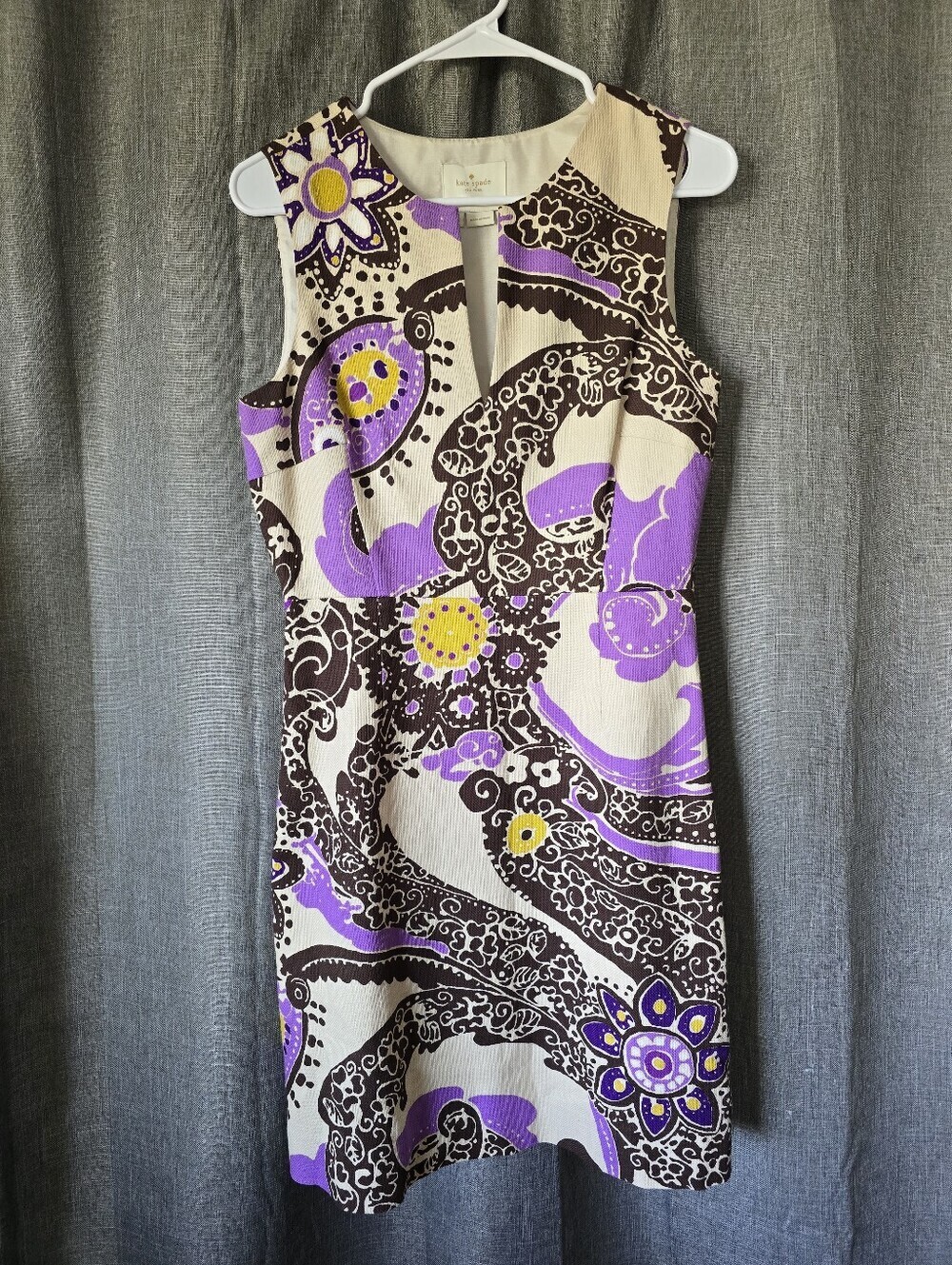 Kate Spade Keiran Dress in Hydrangea Moroccan Paisley DRESS SIZE 6 (DR1000)
